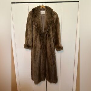 Beaver fur coat